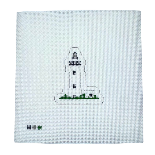 Ocracoke Island Lighthouse Mini Needlepoint Canvas KIT - Essentials