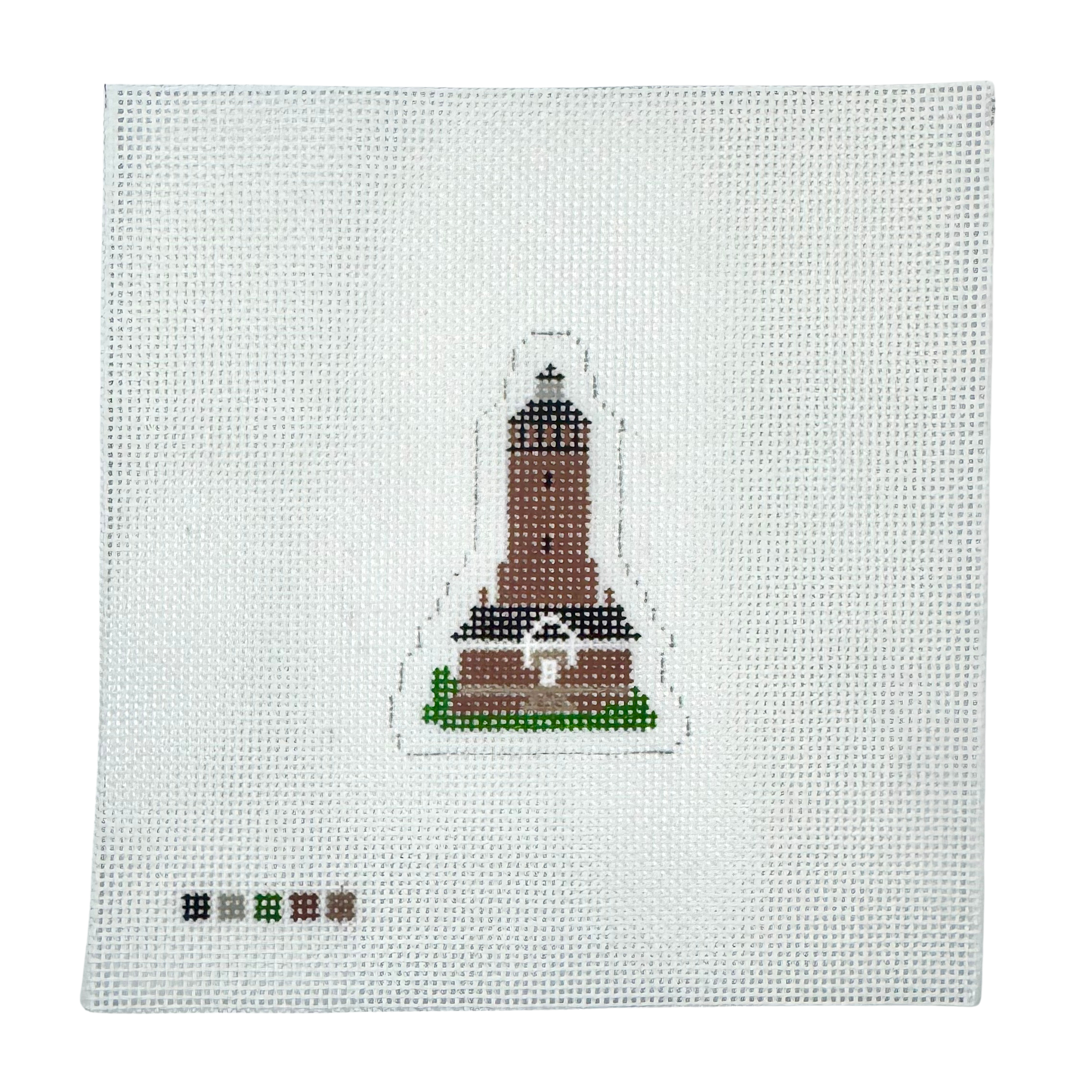 Currituck Beach Lighthouse Mini Needlepoint Canvas