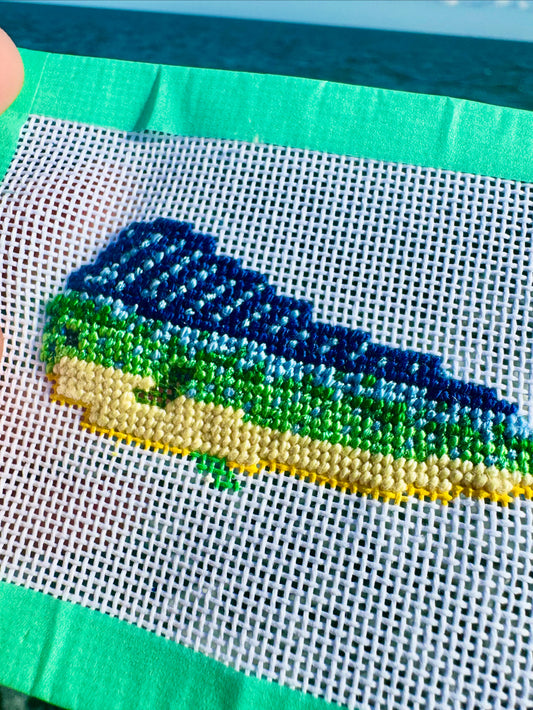 Mahi Mahi Needlepoint Canvas