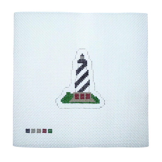 Cape Hatteras Lighthouse Mini Needlepoint Canvas