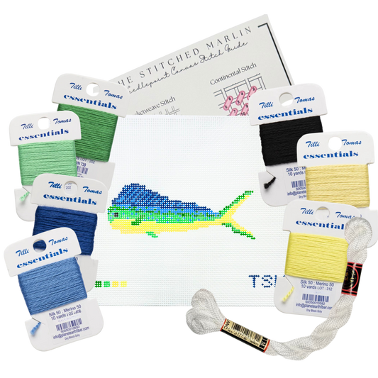 Mahi Mahi Needlepoint KIT - Essentials