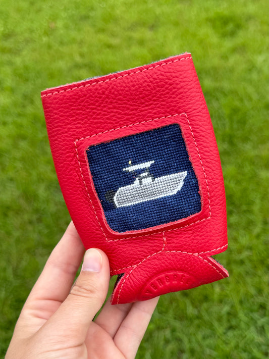 CUSTOM Boat Needlepoint Canvas 2" x 2"