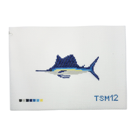 Sailfish Needlepoint Canvas